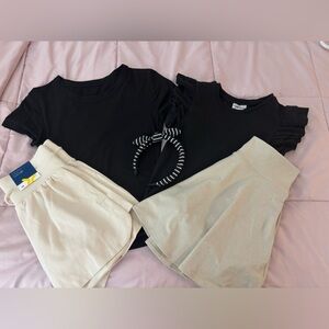 Back to School Time: Black and Cream outfits ready to go